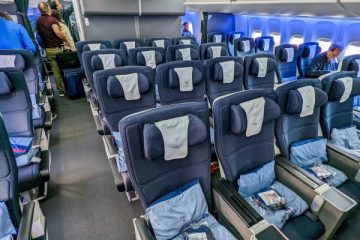 British Airways economy on long-haul