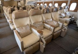 Premium economy seats