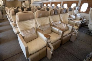 Premium economy seats