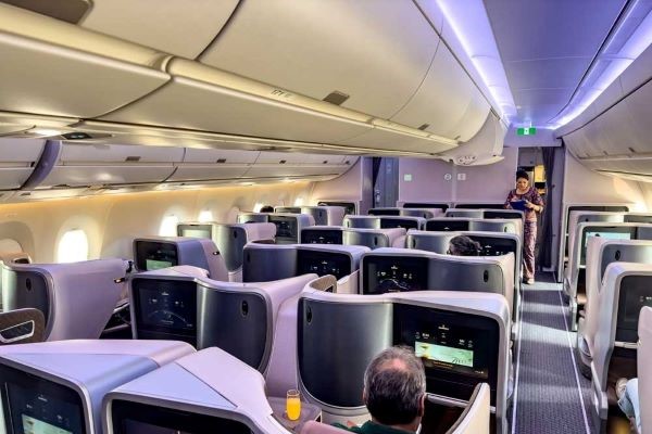 most comfortable US domestic widebody routes