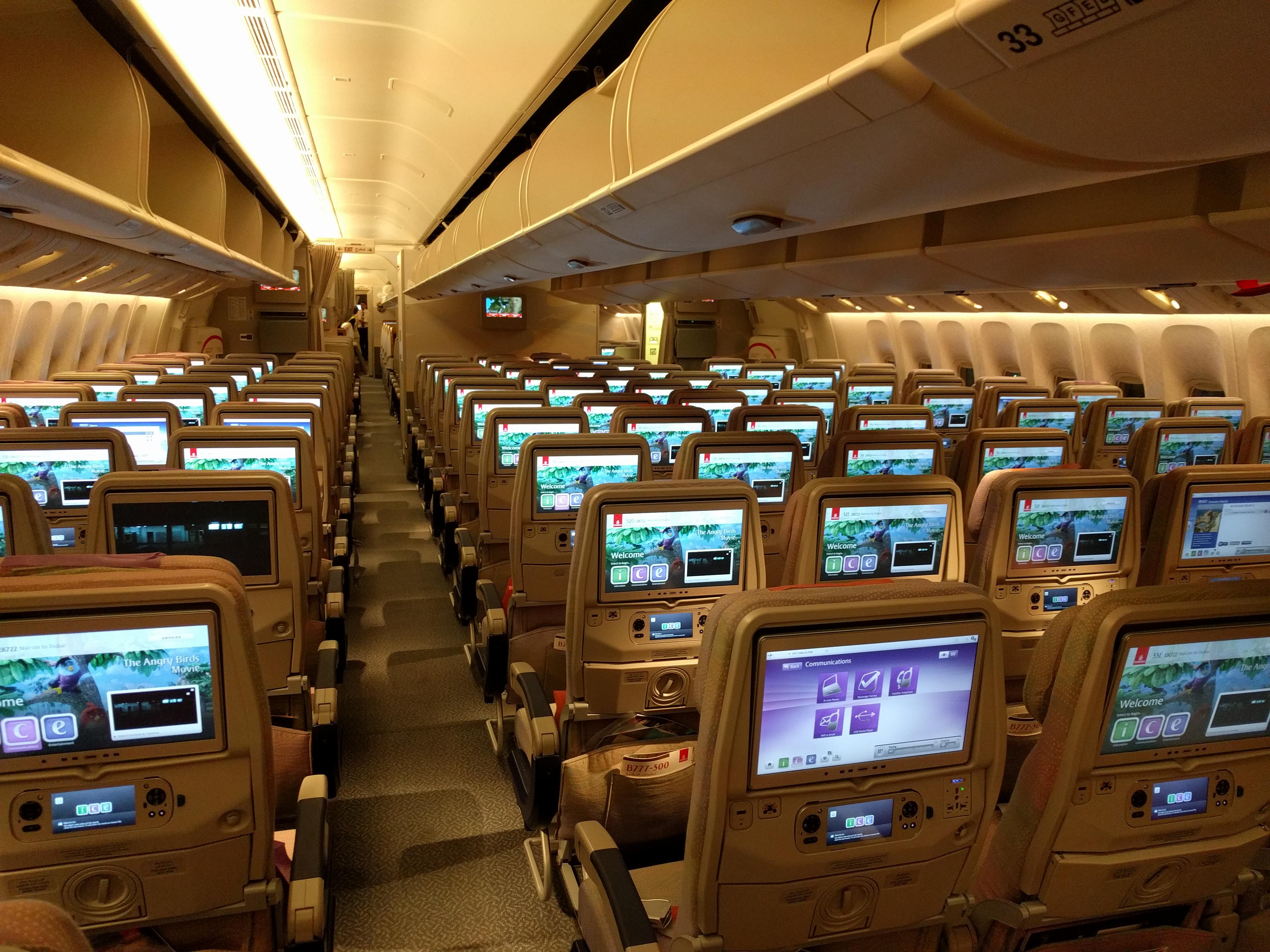 airbus A350 vs boeing 777 economy