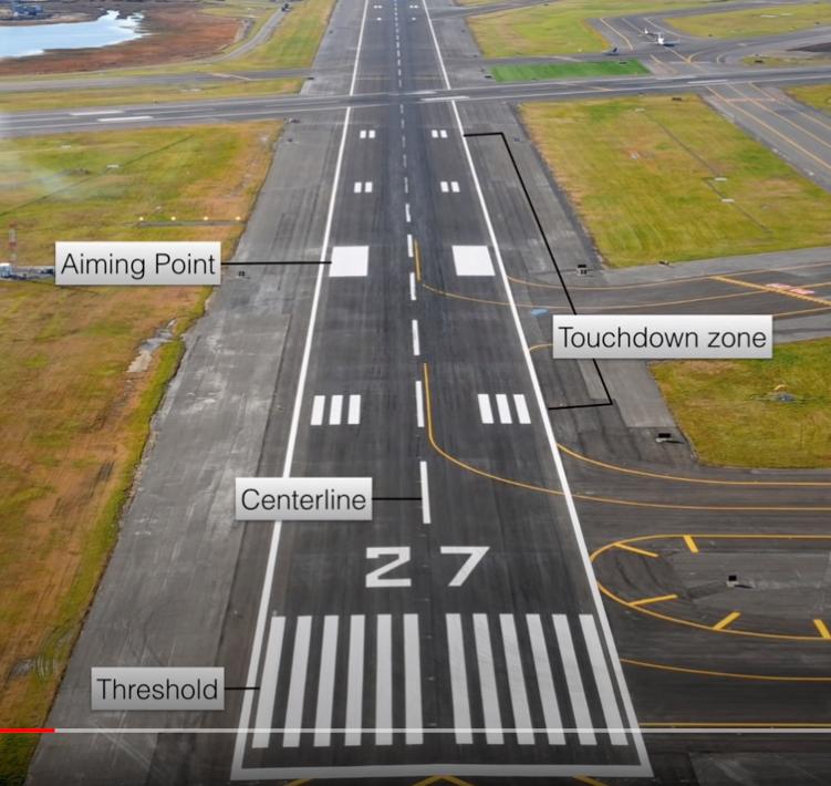 Plane lands too short