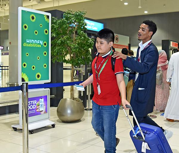Support for passengers with invisible disabilities